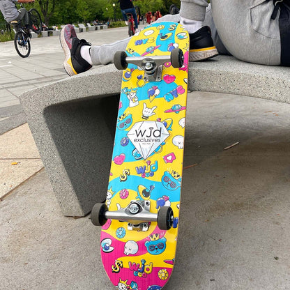 Funky Skateboard 8"