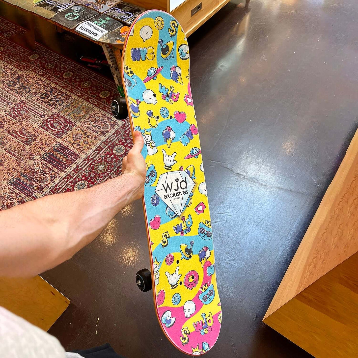 Funky Skateboard 8"