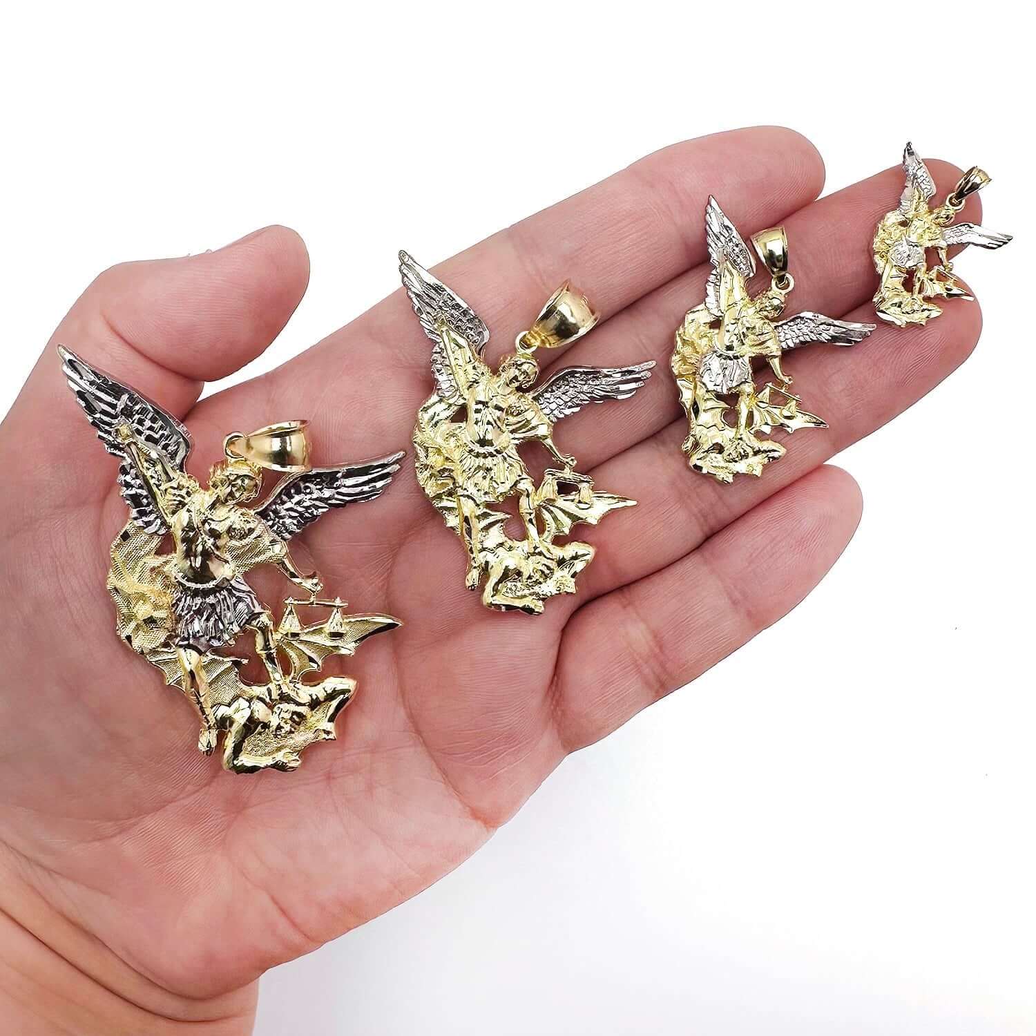 豊かさの天使 angel of wealth St. Michael the Archangel Pendant Necklace