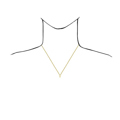 Kid's & Mom's 14K Real Gold Girl Silhouette Charm Pendant 0.4"