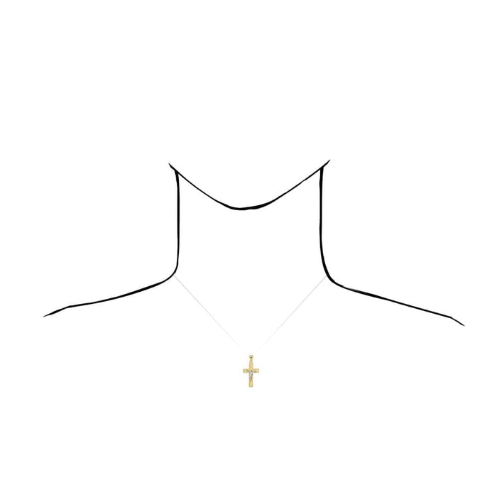 10k Yellow Gold Heart Textured Jesus Crucifix Religious Cross Pendant 1.26"