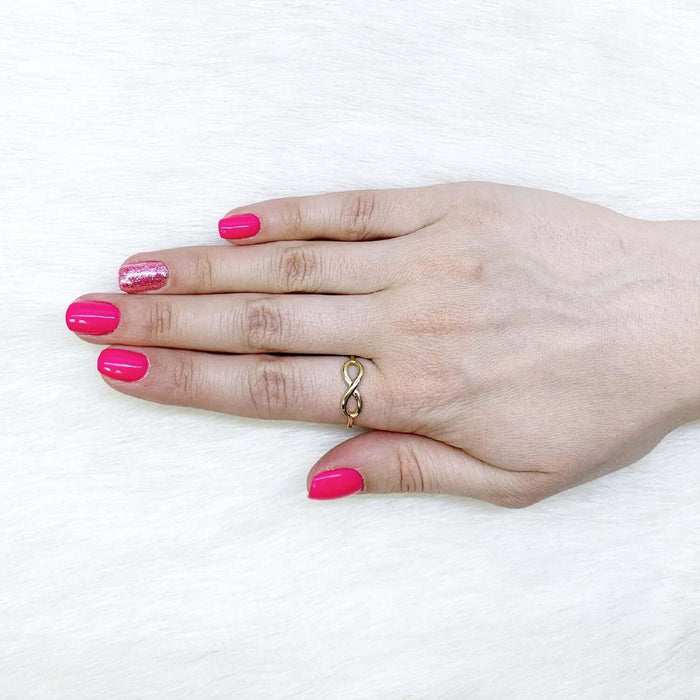 14K Yellow Gold Infinity Ring