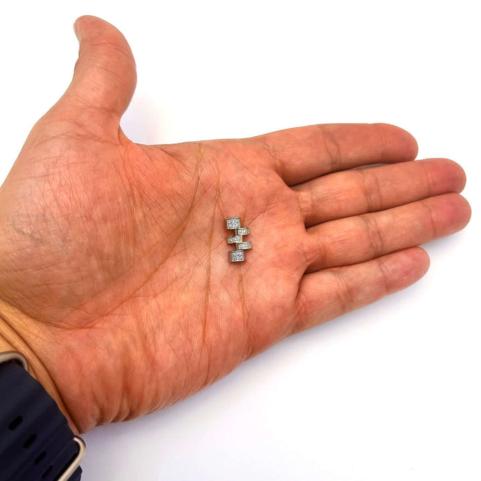 Extra White and 2 - Tone Links for Rolex Watch Datejust Natural Diamond 36mm Watch - WJD Exclusives