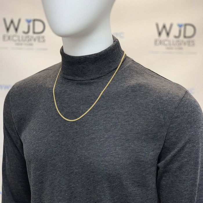 14K Yellow Gold 2.9mm Miami Cuban Chain (Hollow) 16"-24"