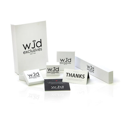 14K Gold Real WJD Exclusives Moissanite Solitaire Stud Earrings 1CT-2CT