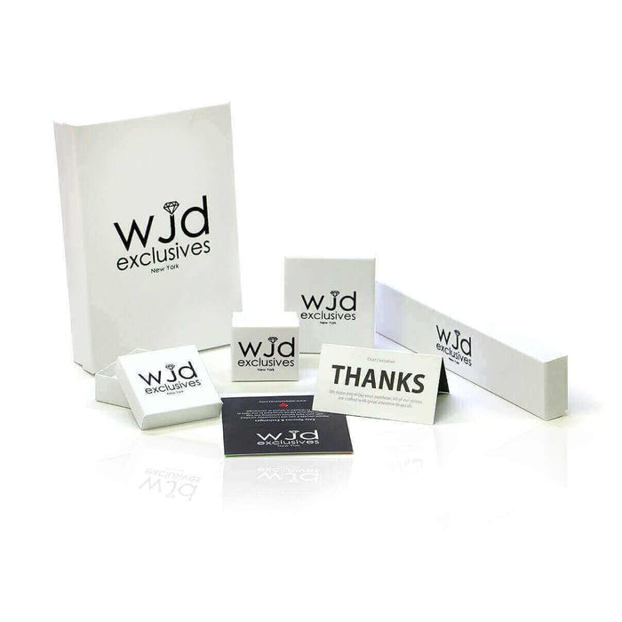 2.50CTW Natural Diamond Stainless Steel Folding Clasp Buckle for Rolex 20mm - WJD Exclusives