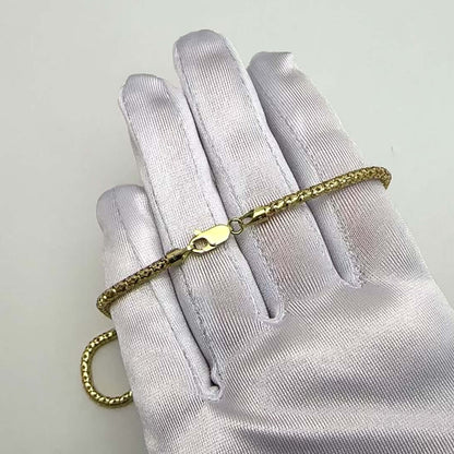 Real 10K Gold 3mm Round Link Chain 18", 20", 22"