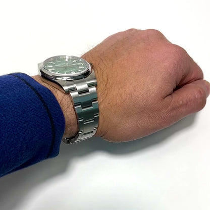 Rolex Oyster Perpetual 124300 41mm Automatic Green Dial Men's Watch