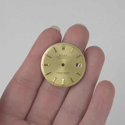 Rolex dial Style 14271 — square product video with natural exposure correction