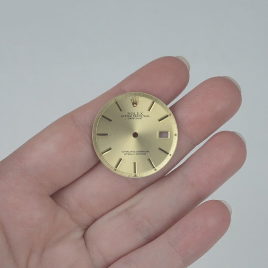 Rolex dial Style 14270 — square product video with natural exposure correction