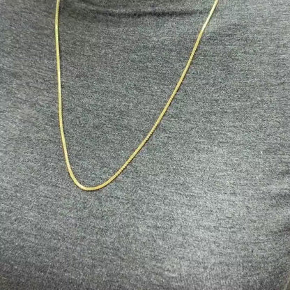 10K Yellow Gold 1.5mm Box Chain (Hollow) 16"-24" — product video