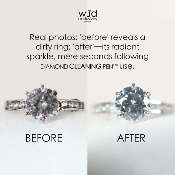 DIAMOND CLEANING PEN with No - Rinse Sparkle Boost Tech for All Gems & Metals - WJD Exclusives