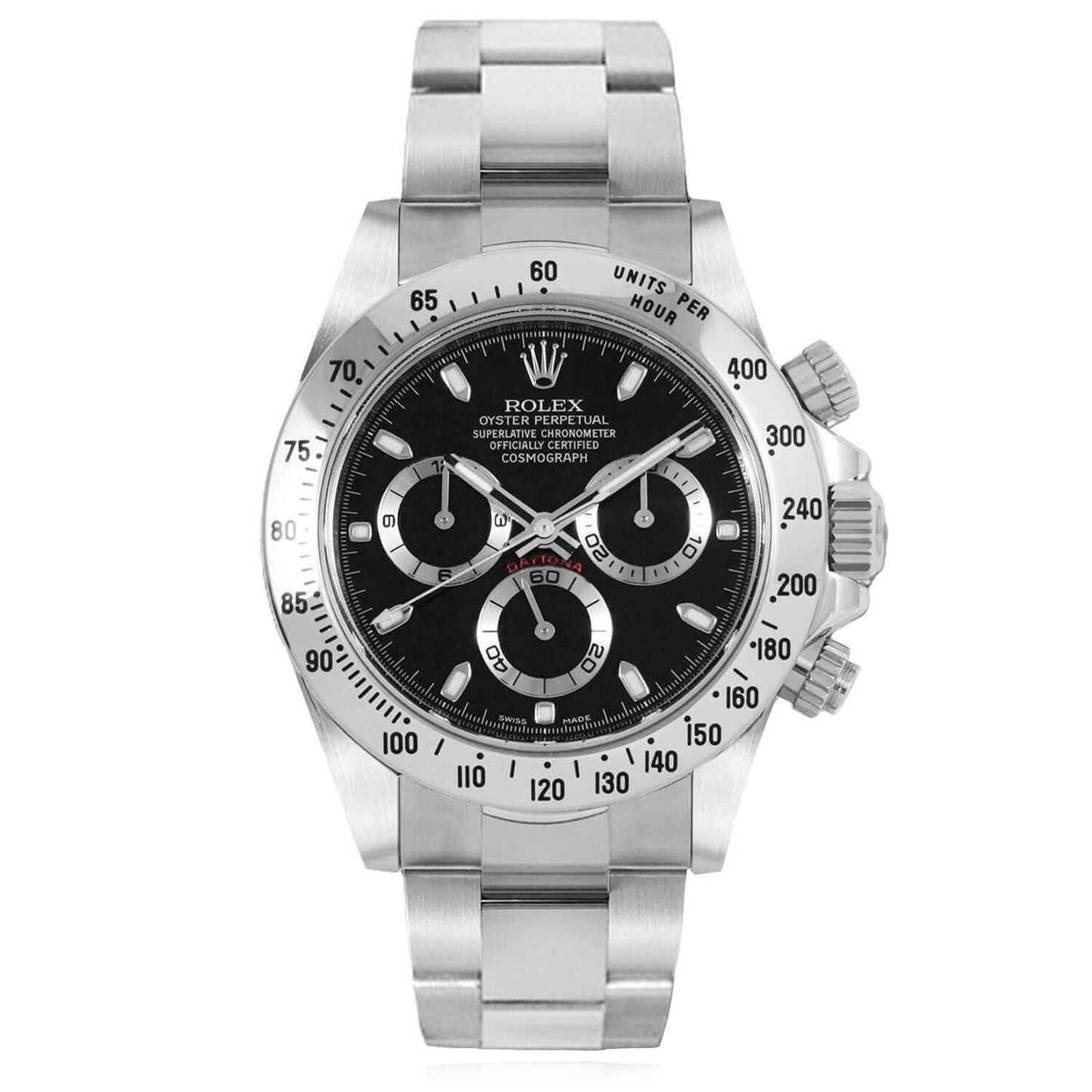 Rolex Daytona 116520 40mm Stainless Steel Men's Watch - WJD Exclusives