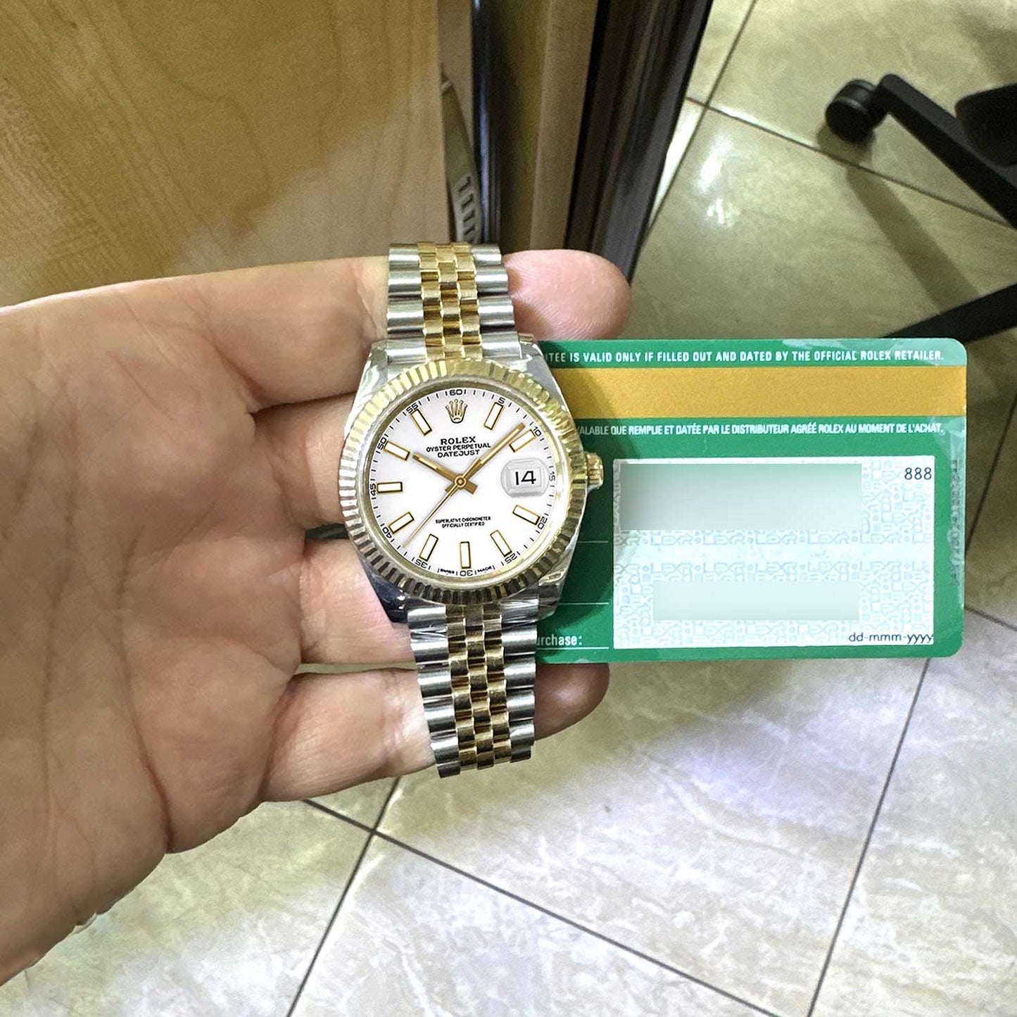 Rolex Datejust 41MM 126333 Two-Tone 18K Yellow Gold & Stainless Steel Watch