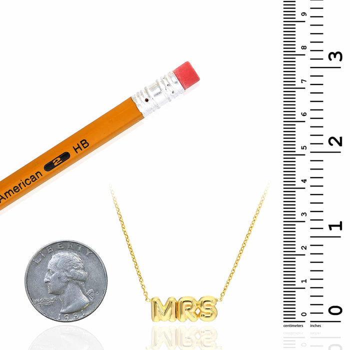 14K Yellow Gold MRS Cable Necklace (Solid Links) 16" - 18" Adjustable - WJD Exclusives